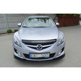 Накладка сплиттер на передний бампер на Mazda 6 GH Sport Hatch